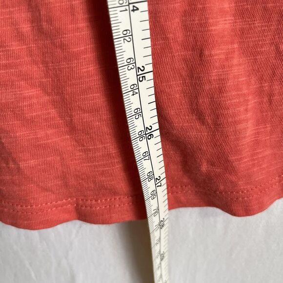 Chicos Shirt Women Sz 3 XL Red  Soft Flowy Button Up Pocket - Picture 6 of 7